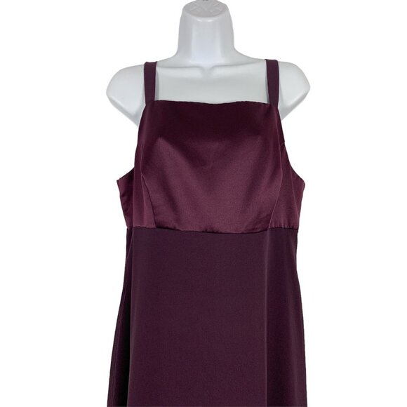 Betsy & Adam Womens Purple Sleeveless Long Formal Maxi Dress Size 14 - Picture 2 of 10